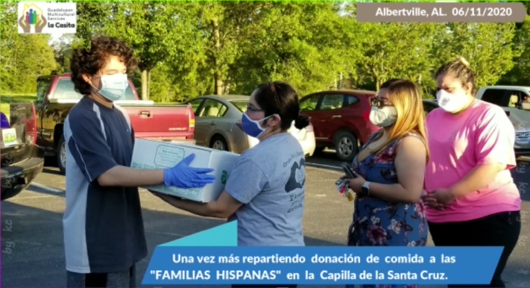 Food Distribution in Santa Cruz Chapel
